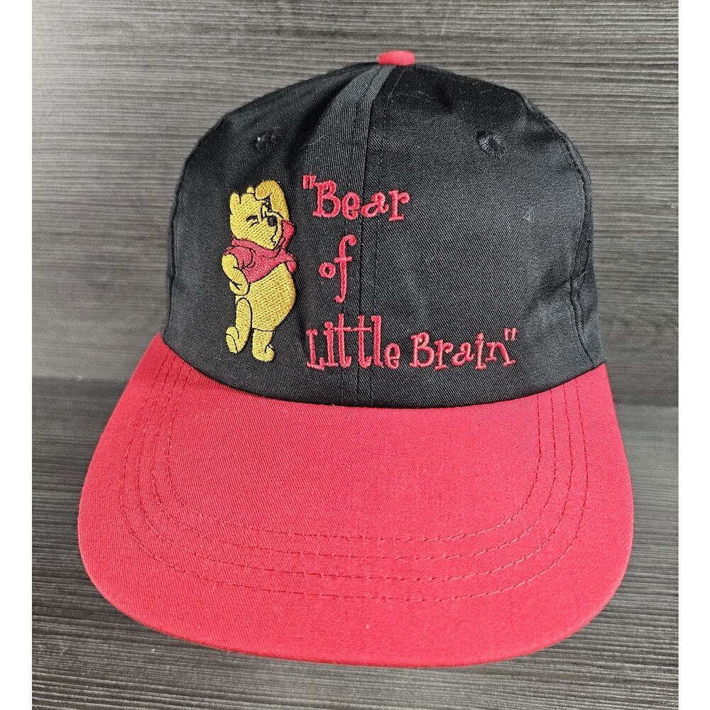 Vintage Winnie The Pooh "Bear Of Little Brain" Hat Disney Retro Embroidered